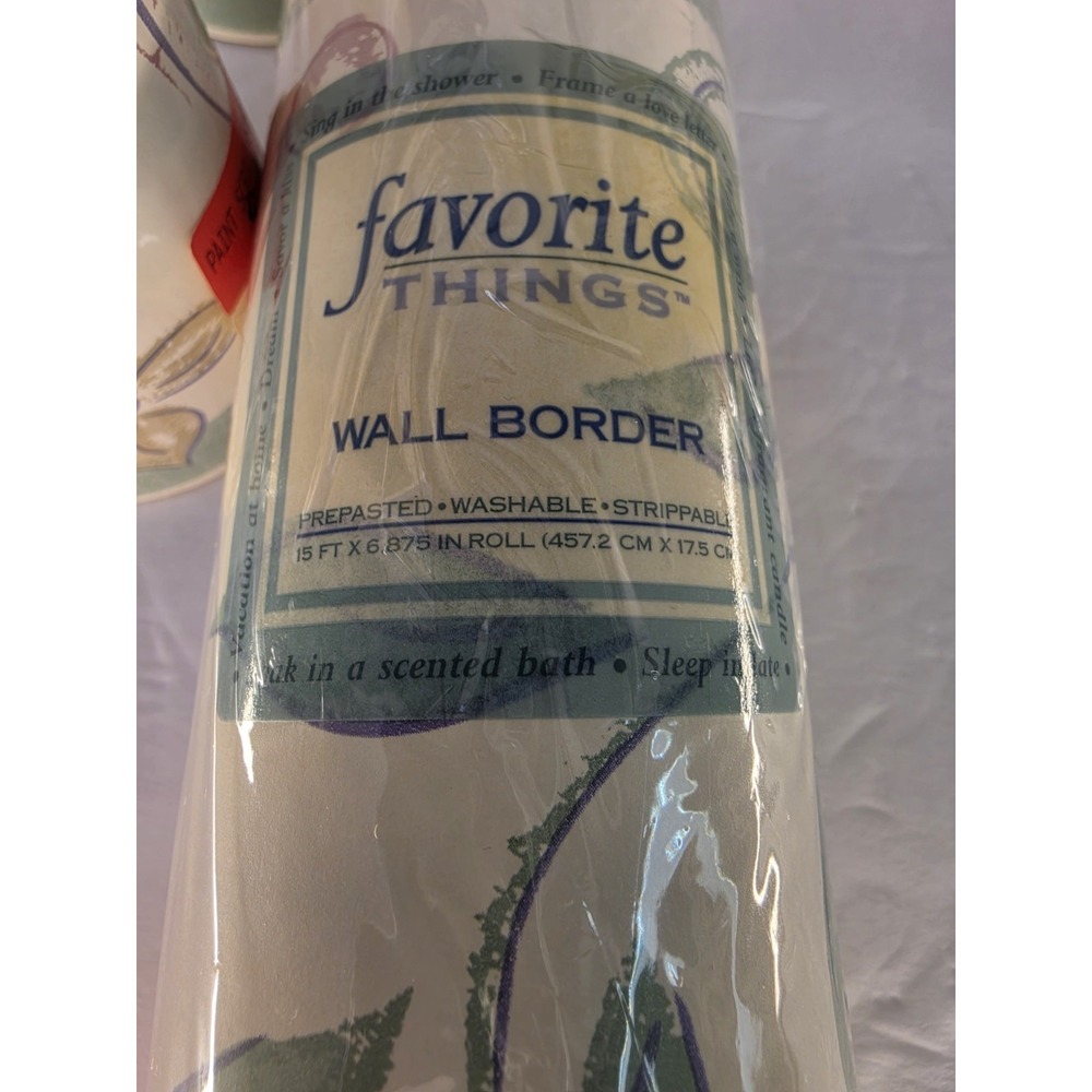 Favorite Things Painted Scroll Wall Border Lot of 4 Rolls #7050467 New Sealed - Picture 4 of 9
